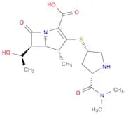 (4R,5S,6S)-3-{[(3S,5S)-5-(dimethylcarbamoyl)pyrrolidin-3-yl]sulfanyl}-6-[(1R)-1-hydroxyethyl]-4-me…