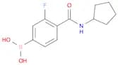 4-(Cyclopentylcarbamoyl)-3-fluorophenylboronic acid
