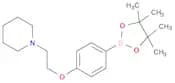 1-(2-(4-(4,4,5,5-Tetramethyl-1,3,2-dioxaborolan-2-yl)phenoxy)ethyl)piperidine