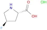 (2S,4R)-4-fluoropyrrolidine-2-carboxylic acid hydrochloride