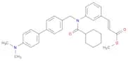 methyl (2E)-3-{3-[N-({4-[4-(dimethylamino)phenyl]phenyl}methyl)cyclohexaneamido]phenyl}prop-2-enoa…