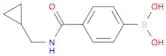 (4-((Cyclopropylmethyl)carbamoyl)phenyl)boronic acid
