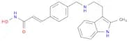 (2E)-N-hydroxy-3-[4-({[2-(2-methyl-1H-indol-3-yl)ethyl]amino}methyl)phenyl]prop-2-enamide