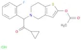 Ethanone, 2-[2-(acetyloxy)-6,7-dihydrothieno[3,2-c]pyridin-5(4H)-yl]-1-cyclopropyl-2-(2-fluorophen…