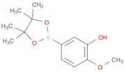 2-Methoxy-5-(4,4,5,5-tetramethyl-1,3,2-dioxaborolan-2-yl)phenol