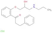 1-{2-[2-hydroxy-3-(propylamino)propoxy]phenyl}-3-phenylpropan-1-one hydrochloride