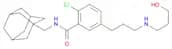 N-(1-Adamantylmethyl)-2-chloro-5-[3-(3-hydroxypropylamino)propyl]benzamide