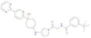 N-[2-[(3S)-3-[[4-Hydroxy-4-[5-(pyrimidin-2-yl)pyridin-2-yl]cyclohexyl]amino]pyrrolidin-1-yl]-2-oxo…