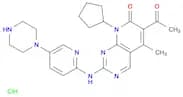 6-acetyl-8-cyclopentyl-5-methyl-2-[(5-piperazin-1-ylpyridin-2-yl)amino]pyrido[2,3-d]pyrimidin-7-on…