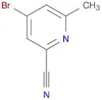 4-Bromo-2-cyano-6-methylpyridine