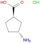 (1R,3R)-3-Aminocyclopentanecarboxylic acid hydrochloride