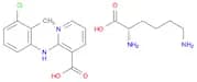 L-Lysine, 2-[(3-chloro-2-methylphenyl)amino]-3-pyridinecarboxylate (1:1)