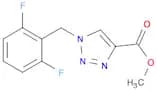 METHYL 1-(2,6-DIFLUOROBENZYL)-1H-1,2,3-TRIAZOLE-4-CARBOXYLATE