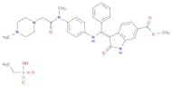 (3Z)-2,3-Dihydro-3-[[[4-[methyl[2-(4-methyl-1-piperazinyl)acetyl]amino]phenyl]amino]phenylmethylen…