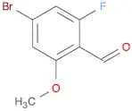 4-Bromo-2-fluoro-6-methoxybenzaldehyde