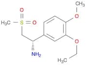 (S)-1-(3-Ethoxy-4-methoxyphenyl)-2-(methylsulfonyl)ethanamine