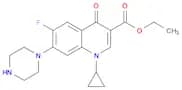 Ethyl 1-cyclopropyl-6-fluoro-4-oxo-7-(piperazin-1-yl)-1,4-dihydroquinoline-3-carboxylate