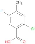 2-Chloro-5-fluoro-4-methylbenzoic acid