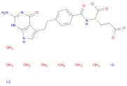 L-Glutamic acid, N-[4-[2-(2-amino-4,7-dihydro-4-oxo-1H-pyrrolo[2,3-d]pyrimidin-5-yl)ethyl]benzoyl]…