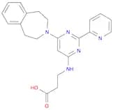 N-[2-(2-Pyridinyl)-6-(1,2,4,5-tetrahydro-3H-3-benzazepin-3-yl)-4-pyrimidinyl]-β-alanine
