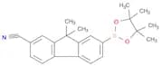 9,9-Dimethyl-7-(4,4,5,5-tetramethyl-1,3,2-dioxaborolan-2-yl)-9h-fluorene-2-carbonitrile