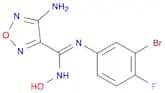 4-Amino-N-(3-bromo-4-fluorophenyl)-N'-hydroxy-1,2,5-oxadiazole-3-carboximidamide