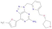 7-(5-Methyl-2-furanyl)-3-[[6-[[[(3S)-tetrahydro-3-furanyl]oxy]methyl]-2-pyridinyl]methyl]-3H-1,2,3…