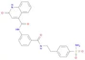4-Quinolinecarboxamide, N-[3-[[[2-[4-(aminosulfonyl)phenyl]ethyl]amino]carbonyl]phenyl]-1,2-dihydr…