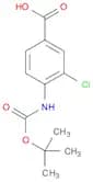 3-Chloro-4-[[(1,1-dimethylethoxy)carbonyl]amino]benzoic acid