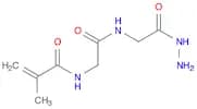 Glycine, N-(2-methyl-1-oxo-2-propen-1-yl)glycyl-, hydrazide