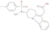 (7R)-7-[[(4-Fluorophenyl)sulfonyl]methylamino]-6,7,8,9-tetrahydropyrido[1,2-a]indole-10-acetic acid