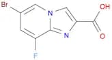 6-bromo-8-fluoroimidazo[1,2-a]pyridine-2-carboxylic acid