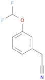3-​(Difluoromethoxy)benzeneacetonitrile