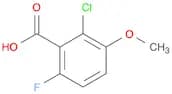 2-Chloro-6-fluoro-3-methoxybenzoic acid