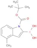 1-BOC-4-methylindole-2-boronic acid