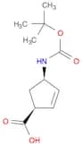 (1S,4R)-4-((tert-Butoxycarbonyl)amino)cyclopent-2-enecarboxylic acid