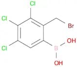 2-(Bromomethyl)-3,4,5-trichlorophenylboronic acid