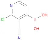 (2-Chloro-3-cyanopyridin-4-yl)boronic acid