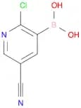 2-Chloro-5-cyanopyridine-3-boronic acid