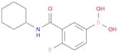 3-(Cyclohexylcarbamoyl)-4-fluorophenylboronic acid