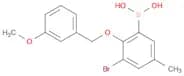 3-Bromo-5-methyl-2-(3'-methoxybenzyloxy)phenylboronic acid