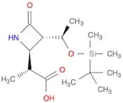 (3S,4S)-4-[(R)-1-carboxyethyl]-3-[(R)-1-(t-butyldimethylsilyloxy)ethyl]-2-azetidinone