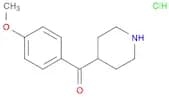(4-Methoxyphenyl)(4-piperidyl)methanone, HCl