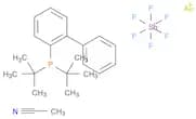 (Acetonitrile)[(biphenyl-2-yl)di-tert-butylphosphine]gold(1+) hexafluoroantimonate