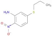 2-Nitro-5-(propylthio)aniline