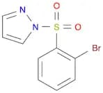1-[(2-Bromophenyl)sulfonyl]-1H-pyrazole
