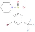 1-(3-Bromo-5-trifluoromethylphenylsulfonyl)piperidine
