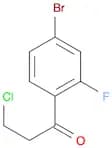 1-(4-Bromo-2-fluorophenyl)-3-chloro-1-propanone