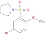 1-(5-Bromo-2-methoxyphenylsulfonyl)pyrrolidine