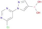 1-(6-Chloropyrimidin-4-yl)pyrazole-4-boronic acid